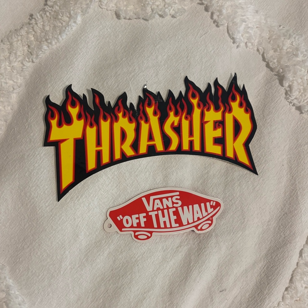 Thrasher + Vans Stickers